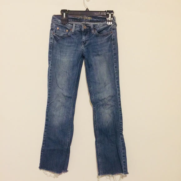 American Eagle Jeans Size 2 Regular Medium Dark - Picture 1 of 8